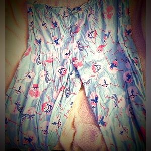 Snowman pajama pants